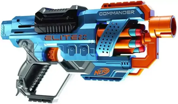 Pistola Nerf Elite Commander RC6 Pistola Nerf Elite Commander RC6