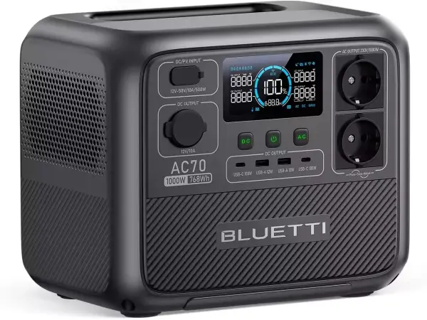 Generador Solar BLUETTI AC70 1000W Generador Solar BLUETTI AC70 1000W