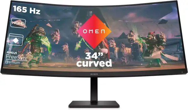 Monitor HP 34C WQHD 165Hz 34" Monitor HP 34C WQHD 165Hz 34"