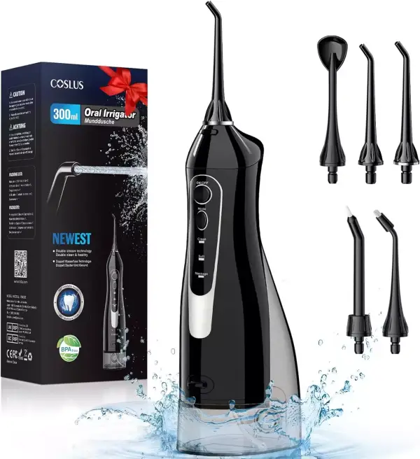 Irrigador bucal portátil Flosser 300ml Irrigador bucal portátil Flosser 300ml