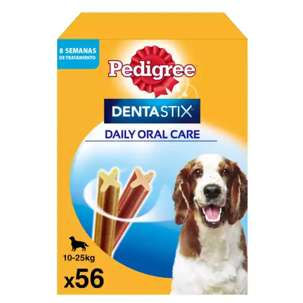 Caja Pedigree Dentastix para perros medianos Caja Pedigree Dentastix para perros medianos