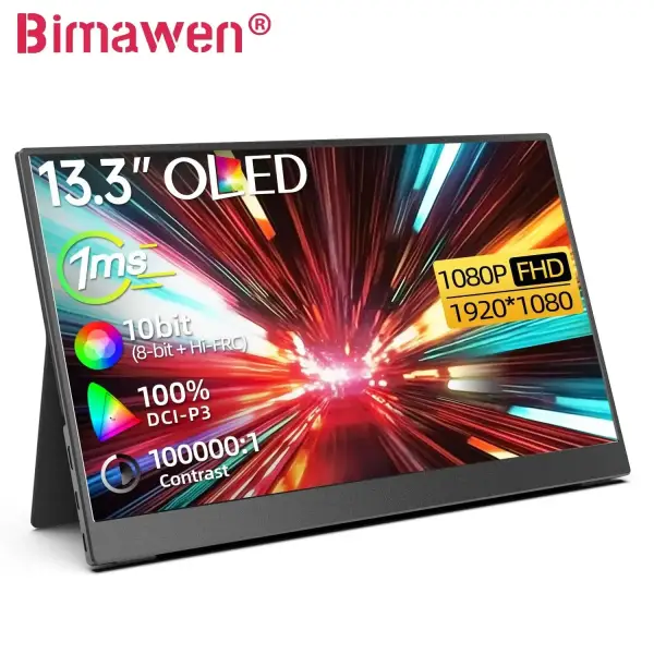 Monitor portátil Bimawn 13,3" OLED FullHD Monitor portátil Bimawn 13,3" OLED FullHD