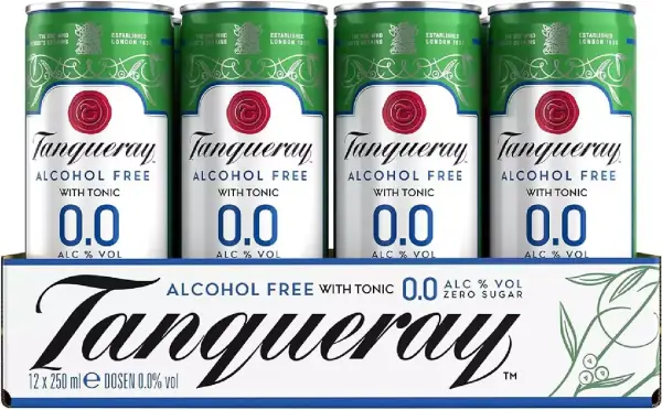 12x250ml Tanqueray Gin & tonic 0,0 12x250ml Tanqueray Gin & tonic 0,0
