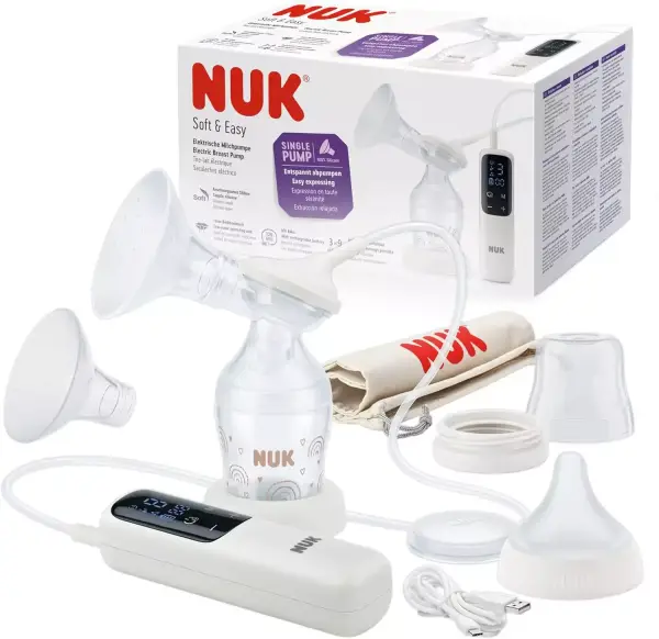 Sacaleches eléctrico Soft & Easy de NUK Sacaleches eléctrico Soft & Easy de NUK