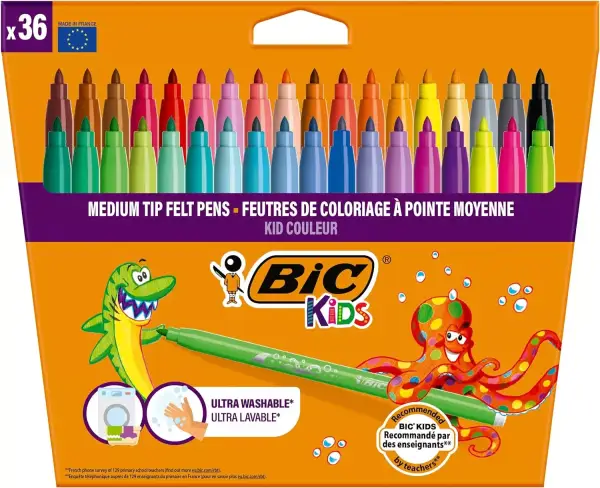 Pack de 36 rotuladores BIC Kids Kid Couleur Pack de 36 rotuladores BIC Kids Kid Couleur