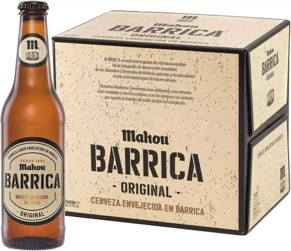 Pack de 12 cervezas Mahou barrica edición original Pack de 12 cervezas Mahou barrica edición original