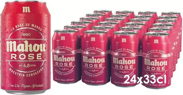 24x 33cl Lata Mahou Rosè 24x 33cl Lata Mahou Rosè