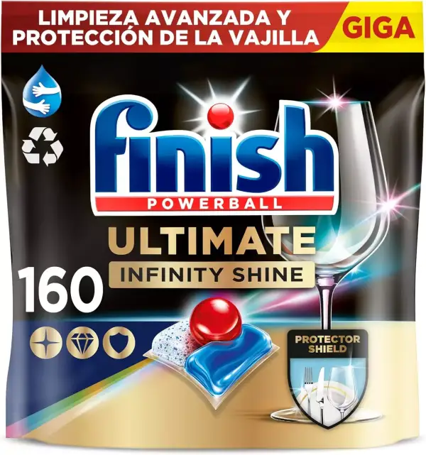 160 pastillas Finish Powerball Quantum Infinity Shine 160 pastillas Finish Powerball Quantum Infinity Shine