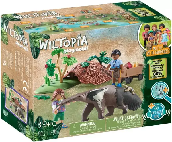 Cuidado del oso hormiguero Wiltopia Playmobil Cuidado del oso hormiguero Wiltopia Playmobil