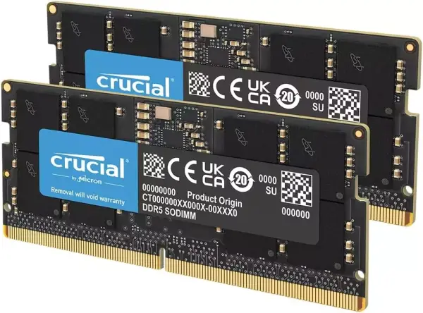 Kit RAM Crucial 32GB (2x16GB) DDR5 5600MHz Kit RAM Crucial 32GB (2x16GB) DDR5 5600MHz