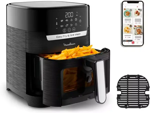 Freidora de aire Moulinex Easy Fry & Grill Vision 4.5L Freidora de aire Moulinex Easy Fry & Grill Vision 4.5L