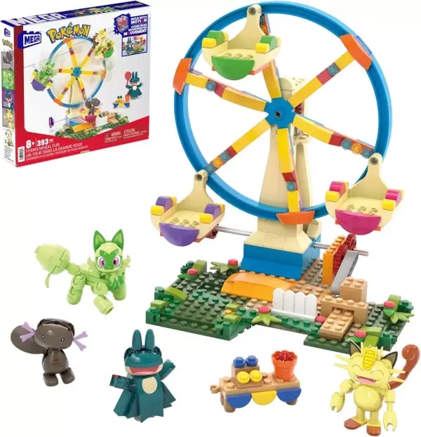 Set de construcción MEGA Pokémon diversión en la noria Set de construcción MEGA Pokémon diversión en la noria