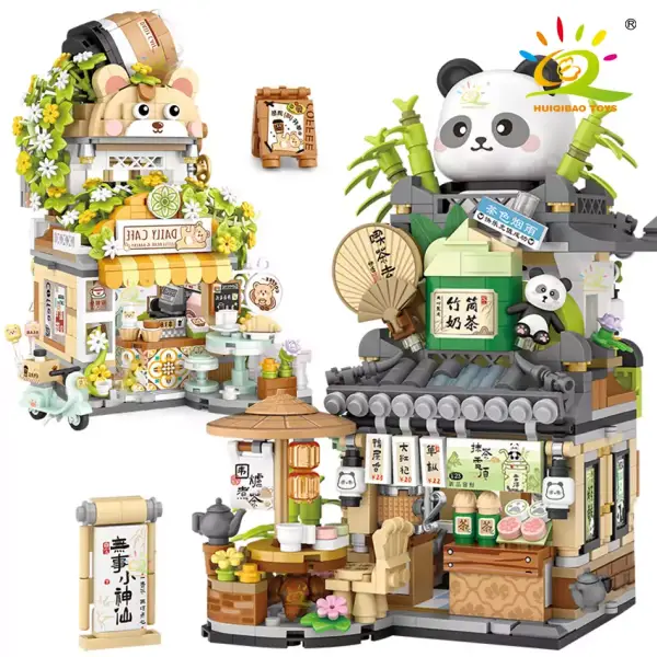 Bloques de construcción de City Panda Bloques de construcción de City Panda
