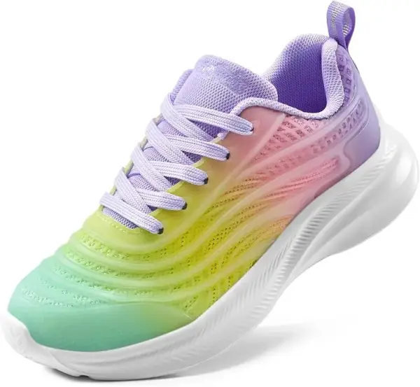 Zapatillas Running Infantiles, material KPU resistente, entresuela EVA ligera y diseño de colores degradados Zapatillas Running Infantiles, material KPU resistente, entresuela EVA ligera y diseño de colores degradados