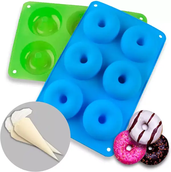 x2 Moldes para Donuts + x2 Mangas Pasteleras (REGALO) x2 Moldes para Donuts + x2 Mangas Pasteleras (REGALO)