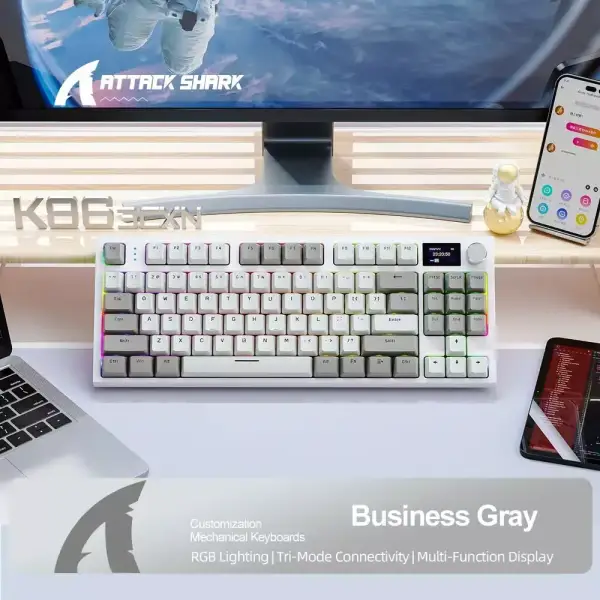 Teclado mecánico inalámbrico intercambiable en caliente K86 Teclado mecánico inalámbrico intercambiable en caliente K86
