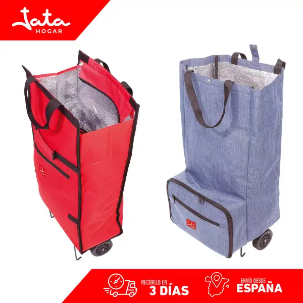 Carro compra plegable 30 L Interior aislante para Congelados Carro compra plegable 30 L Interior aislante para Congelados
