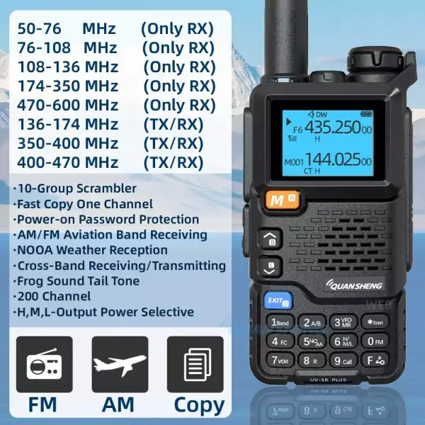 Walkie Talkie Quansheng UV 5R Plus Walkie Talkie Quansheng UV 5R Plus