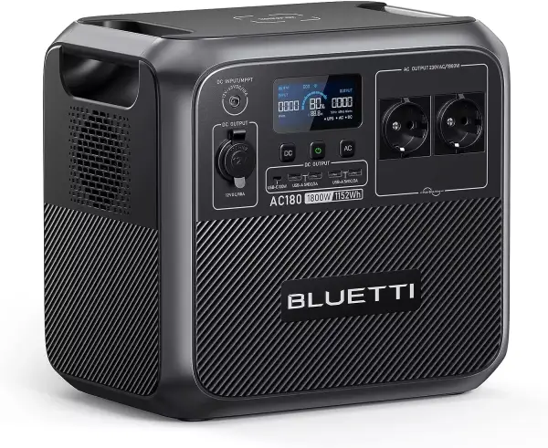 Generador Solar Portátil BLUETTI AC180 1152Wh Generador Solar Portátil BLUETTI AC180 1152Wh