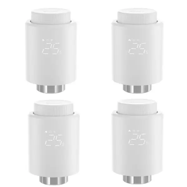 4 piezas SONOFF TRVZB Válvula termostática inteligente Zigbee3.0 Controlador de temperatura inteligente APP Alexa Google 4 piezas SONOFF TRVZB Válvula termostática inteligente Zigbee3.0 Controlador de temperatura inteligente APP Alexa Google