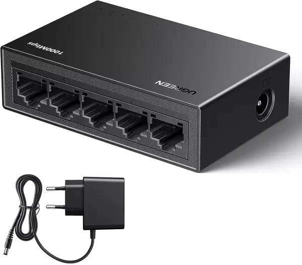 Switch 1GB de 5 puertos UGREEN Switch 1GB de 5 puertos UGREEN