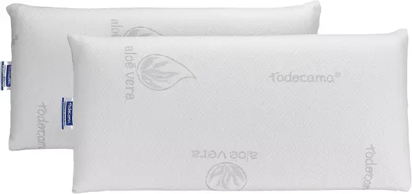 Almohadas viscoelásticas Aloe Vera - Pack 2 - 70 cm Almohadas viscoelásticas Aloe Vera - Pack 2 - 70 cm