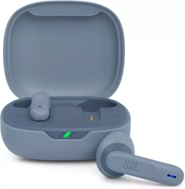 "Inalámbricos JBL Wave 300 TWS con micrófono y 26 horas de batería en azul" "Inalámbricos JBL Wave 300 TWS con micrófono y 26 horas de batería en azul"