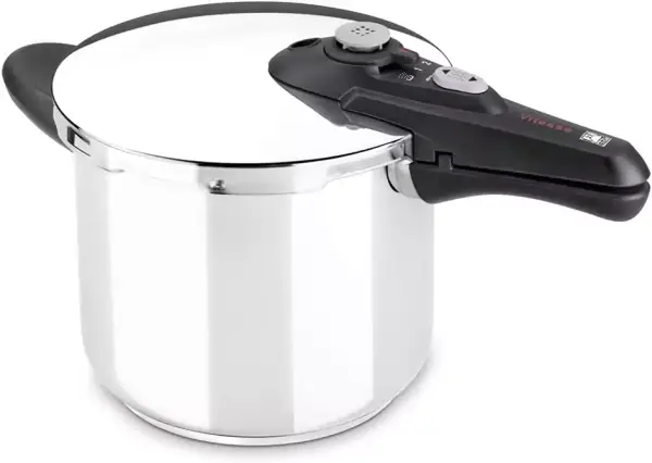 Olla a presión de acero inoxidable BRA A185104 Vitesse, 24 cm de diámetro y 9L de capacidad. Olla a presión de acero inoxidable BRA A185104 Vitesse, 24 cm de diámetro y 9L de capacidad.