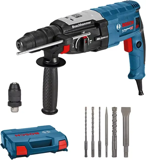 Martillo perforador Bosch GBH 2-28 F SDS+ - Amazon Exclusive (3,2 J, Ø máx. hormigón 28 mm, set 6 acc.) Martillo perforador Bosch GBH 2-28 F SDS+ - Amazon Exclusive (3,2 J, Ø máx. hormigón 28 mm, set 6 acc.)