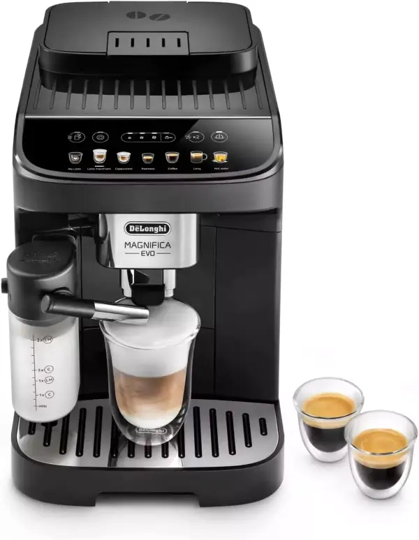 Cafetera De'Longhi Magnifica Evo con Sistema de Leche LatteCrema, 7 Bebidas. Cafetera De'Longhi Magnifica Evo con Sistema de Leche LatteCrema, 7 Bebidas.