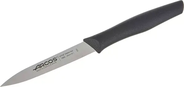 Arcos Nova - Cuchillos de pelar de acero inoxidable de 100mm, 6 unidades en pack. Arcos Nova - Cuchillos de pelar de acero inoxidable de 100mm, 6 unidades en pack.