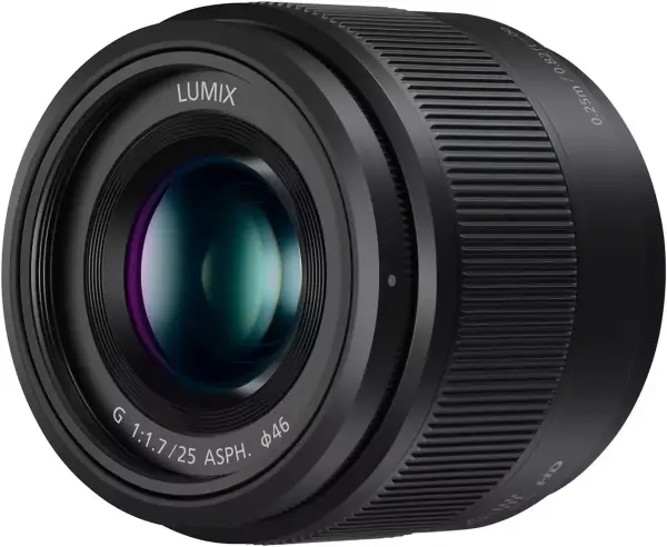 Lente Lumix 25 mm F1.7, negro - Compatible con Micro 4/3 Lente Lumix 25 mm F1.7, negro - Compatible con Micro 4/3