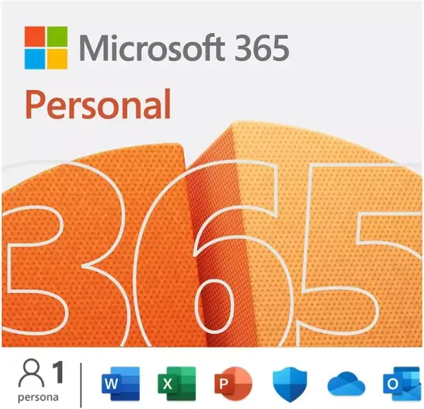 Microsoft 365 Personal: Suscripción 12 meses, 1 usuario, múltiples dispositivos. Microsoft 365 Personal: Suscripción 12 meses, 1 usuario, múltiples dispositivos.