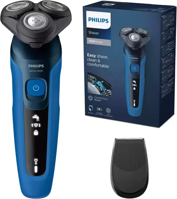 Philips Serie 5000: Afeitadora eléctrica Wet & Dry con tecnología SkinIQ (S5466/18) Philips Serie 5000: Afeitadora eléctrica Wet & Dry con tecnología SkinIQ (S5466/18)