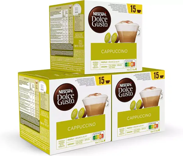 90 Cápsulas Dolce Gusto NESCAFÉ Capuccino 90 Cápsulas Dolce Gusto NESCAFÉ Capuccino