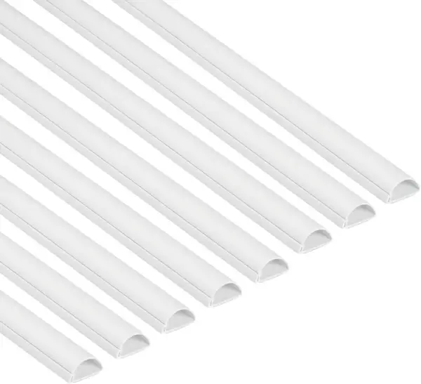Mini Canal Portacables Autoadhesivo para Gestión de Cables - 8m Blanco (30x15mm, 8 piezas) Mini Canal Portacables Autoadhesivo para Gestión de Cables - 8m Blanco (30x15mm, 8 piezas)