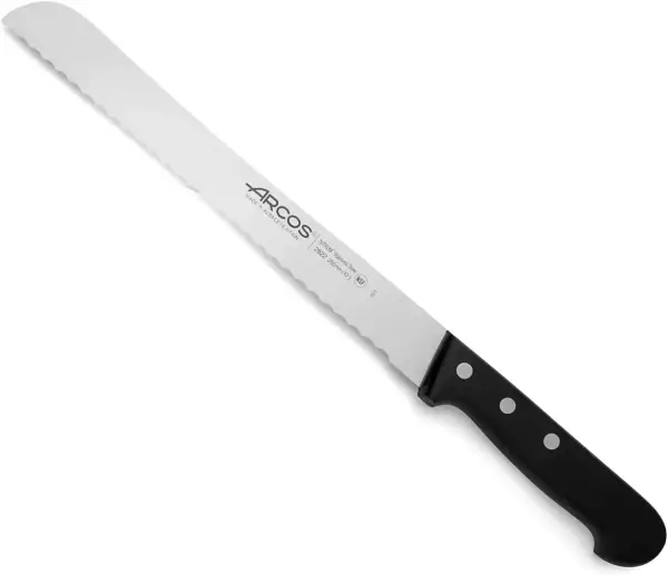 Cuchillo Panero Arcos Serie Universal, Hoja Nitrum 250 mm, Mango POM Negro Cuchillo Panero Arcos Serie Universal, Hoja Nitrum 250 mm, Mango POM Negro