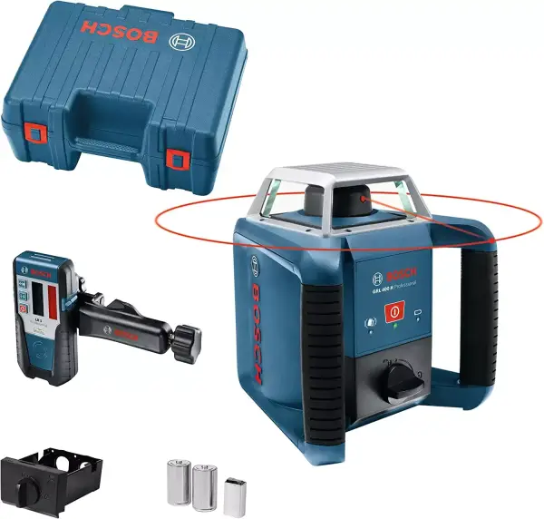 Bosch GRL 400 H - Nivel láser giratorio (alcance Ø: 400m, en maletín) Bosch GRL 400 H - Nivel láser giratorio (alcance Ø: 400m, en maletín)