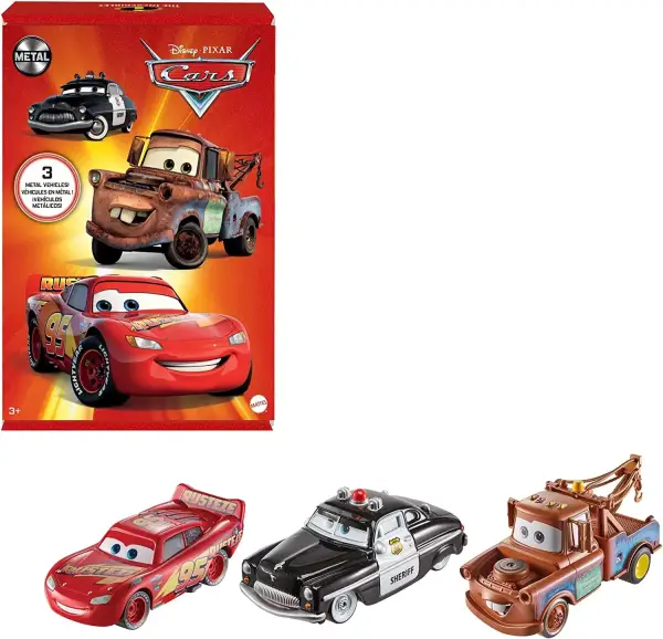 Pack de 3 coches de juguete de la película Cars (Mattel HBW14) Pack de 3 coches de juguete de la película Cars (Mattel HBW14)