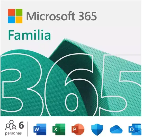 Microsoft 365 Familia: hasta 6 personas para todos tus dispositivos, suscripción anual. Microsoft 365 Familia: hasta 6 personas para todos tus dispositivos, suscripción anual.