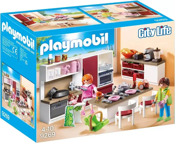 "PLAYMOBIL City Life: Cocina para niños de 4 años +" "PLAYMOBIL City Life: Cocina para niños de 4 años +"