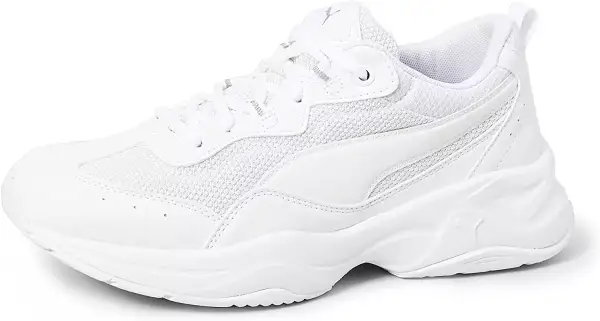 "Zapatillas PUMA Cilia Mujer, Blanco-Violeta-Gris, Talla 38.5" "Zapatillas PUMA Cilia Mujer, Blanco-Violeta-Gris, Talla 38.5"