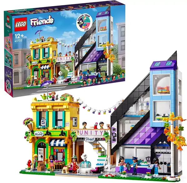 "LEGO Friends Floristería y Tienda de Diseño, Juguete Personalizable con Casa de Muñecas, 9 Personajes y Accesorios" "LEGO Friends Floristería y Tienda de Diseño, Juguete Personalizable con Casa de Muñecas, 9 Personajes y Accesorios"