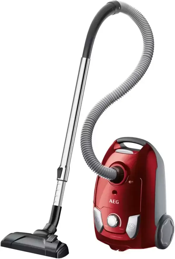 Aspiradora de Trineo AEG VX4-1-WR-A con Bolsa y Potencia de 650W, Color Rojo Aspiradora de Trineo AEG VX4-1-WR-A con Bolsa y Potencia de 650W, Color Rojo