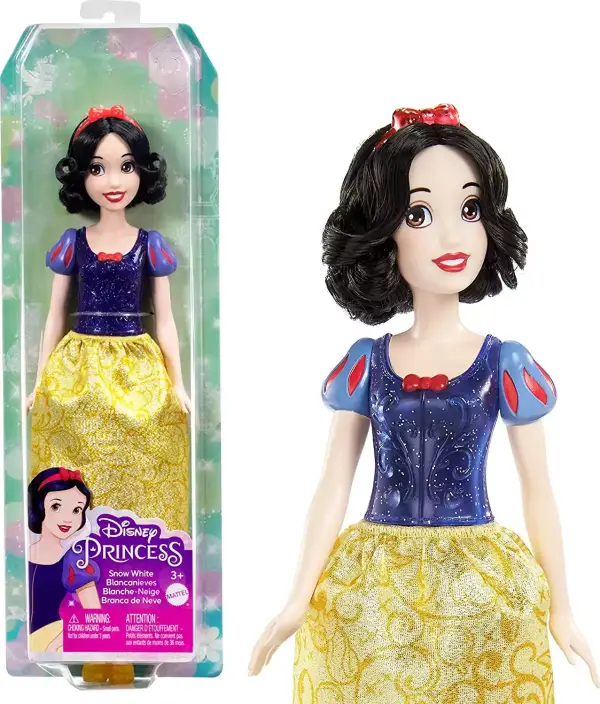 "Muñeca Disney Princess Blancanieves de pelo corto, para +3 años" "Muñeca Disney Princess Blancanieves de pelo corto, para +3 años"