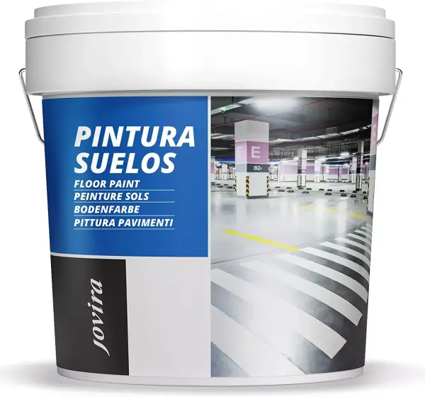 Pintura Jovira para Suelos, Garajes y Pavimentos Deportivos: 5 Kg, Rojo Mate. Pintura Jovira para Suelos, Garajes y Pavimentos Deportivos: 5 Kg, Rojo Mate.