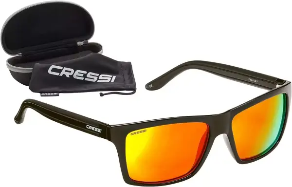 "Gafas de Sol Deportivo Polarizados Cressi Rio para Adultos, Negro Matt" "Gafas de Sol Deportivo Polarizados Cressi Rio para Adultos, Negro Matt"
