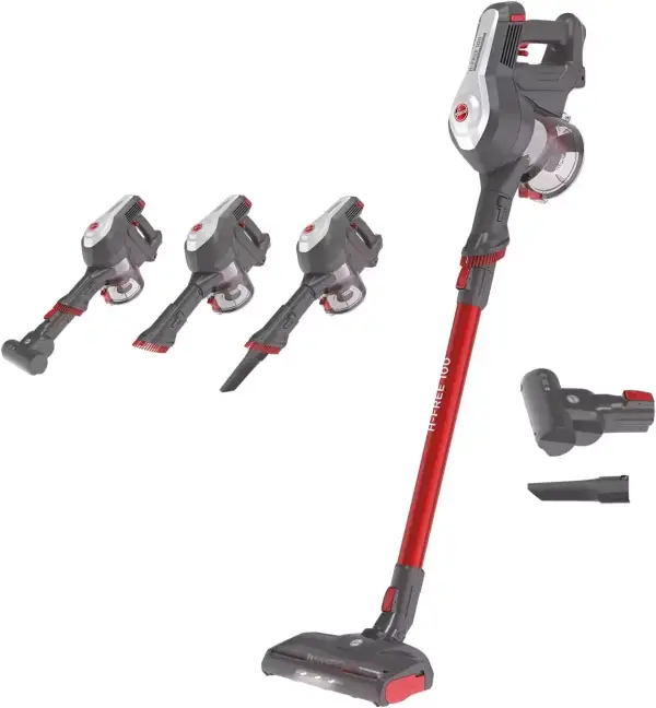 Aspiradora Escoba Sin Cable para Mascotas con Autonomía de 40min y Accesorios Especiales - Hoover HF100 Aspiradora Escoba Sin Cable para Mascotas con Autonomía de 40min y Accesorios Especiales - Hoover HF100