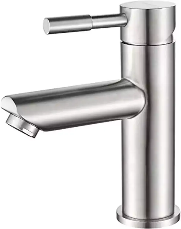 Grifo de Lavabo Ibergrif Mundo en Acero Inoxidable, Níquel Pulido Grifo de Lavabo Ibergrif Mundo en Acero Inoxidable, Níquel Pulido