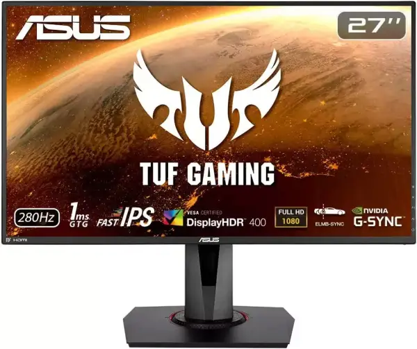 Monitor Gaming Asus TUF VG279QM 27" FullHD 280Hz HDR 400 G-SYNC Compatible Monitor Gaming Asus TUF VG279QM 27" FullHD 280Hz HDR 400 G-SYNC Compatible
